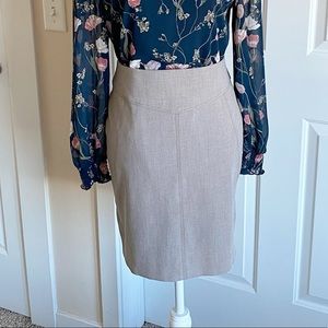 Express Tan Pencil Skirt size 4